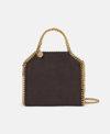 Stella Mccartney Falabella Tiny Tote Bag In Chocolate Brown