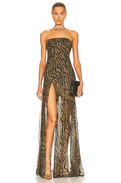 Retroféte Nicole Tiger-print Dress In Tiger Stripe