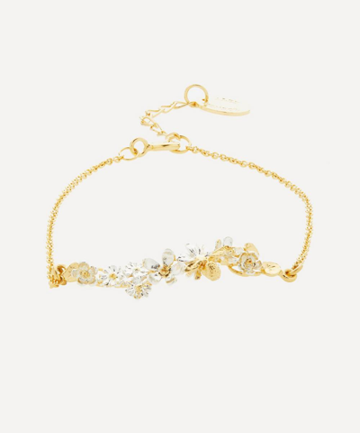 Alex Monroe 22ct Gold-plated Itsy Bee Garden Gathering Bracelet