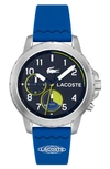 LACOSTE ENDURANCE SILICONE STRAP WATCH, 44MM