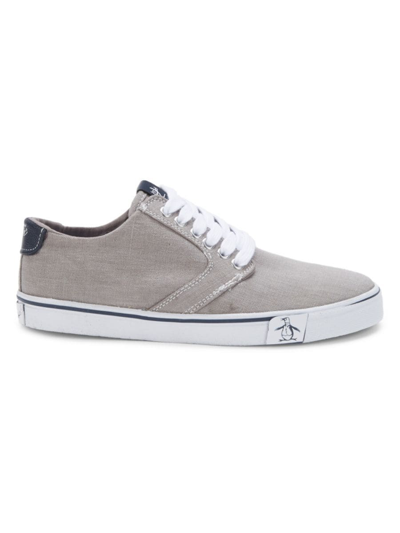 Original Penguin Men's Armstrong Lace-up Sneakers In Grey