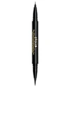 Stila All Day Dual-ended Liquid Eye Liner In Mojito,intense Black