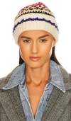 Isabel Marant Gael Crafty Wool Blend Beanie In Ecru