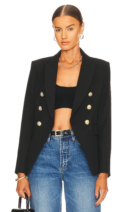 Veronica Beard Miller Dickey Jacket In Black & Gold