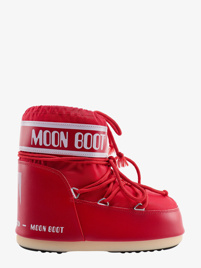 Moon Boot Iconic Low In Red