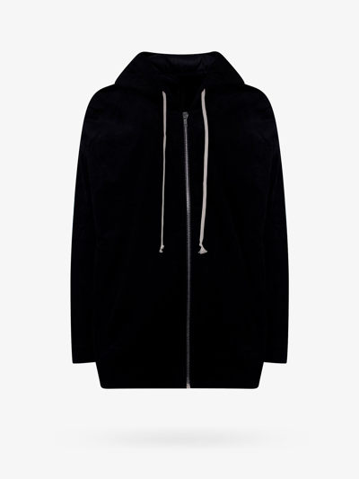 Drkshdw Long Sleeved Drawstring Hooded Jacket In Black