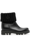 Moncler Larue Water Repellent Ankle Boot In Schwarz