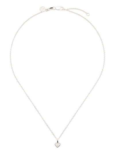 Stolen Girlfriends Club Stolen Heart Silver Necklace In Sterling Silver