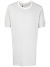 Boris Bidjan Saberi Grey Garment-dyed One-piece T-shirt In Grey