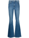 L'agence Bell High-rise Flare Jeans In Blau