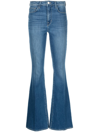 L Agence Bell High-rise Flare Jeans In Toledo