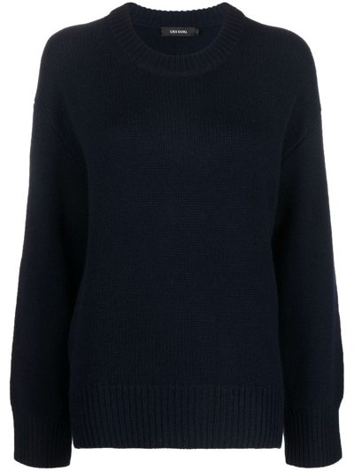 Lisa Yang Oversized Cashmere Jumper In Blue