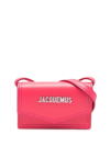 JACQUEMUS LOGO-LETTERING MESSENGER BAG