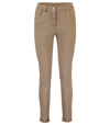 Brunello Cucinelli Stretched Straight Leg Trousers In Greige