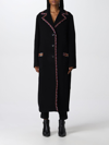 Etro Three-buttoned Coat In Black