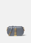 Versace Greca Goddess Shoulder Bag In Gray