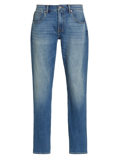 7 For All Mankind Men's Darted Adrien Borre Jeans In Borrego Blue