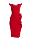 Chiara Boni La Petite Robe Chiara Boni La Petite Off-the-shoulder Cocktail Dress - 100% Exclusive In Red