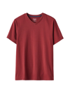 Rhone Element V-neck Tee In Carriage Red