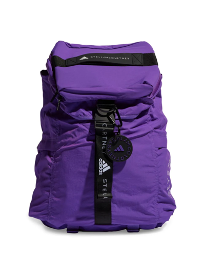 Adidas By Stella Mccartney Asmc Nylon Backpack In Purple