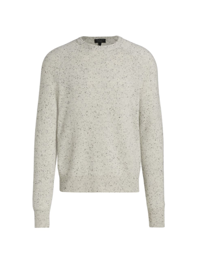 Rag & Bone Harlow Donegal Cashmere-blend Crewneck Sweater In Grey Multi