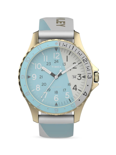 Timex 38mm  X Cynthia Rowley Navi Watch In Blue Multi