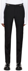 GIVENCHY BLACK SLIM TROUSERS
