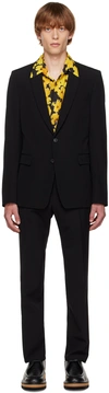 Dries Van Noten Black Wool Suit In 900 Black