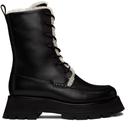 3.1 PHILLIP LIM BLACK KATE ANKLE BOOTS