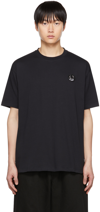Raf Simons Oversized Printed Tee In 102 Black