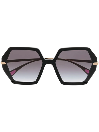 Bvlgari Hexagonal-face Tinted Sunglasses