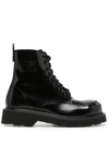 KENZO KENZOSMILE LEATHER ANKLE BOOTS