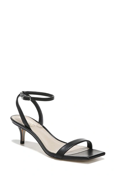Sam Edelman Rayelle Two-piece Kitten-heel Dress Sandals Women's Shoes In Black Leather