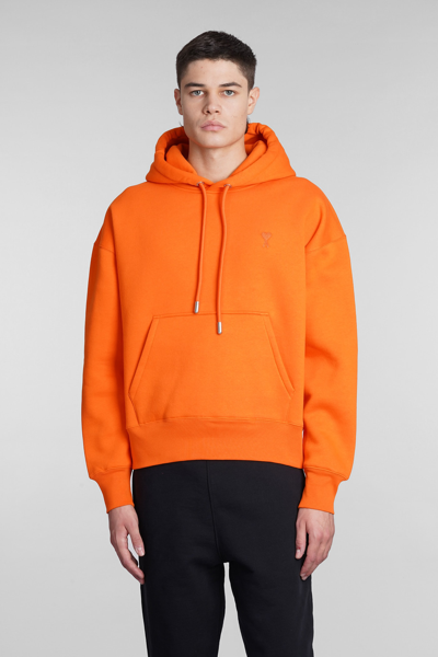 Ami Alexandre Mattiussi Sweatshirt Ami Paris Men In Orange