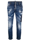 DSQUARED2 DISTRESSED-STYLE SKINNY JEANS