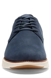 Cole Haan Grand Atlantic Derby In Navy Blazer Nubuck/ Ivory