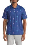 Chubbies Performance Stretch Polo In The Island Pal