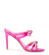 Stuart Weitzman Sw Bow 100 Slide In Flamingo