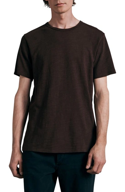 Rag & Bone Classic Flame Slub Cotton T-shirt In Military Olive