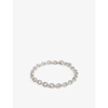 TOM WOOD ADA CABLE-CHAIN RHODIUM-PLATED STERLING-SILVER BRACELET