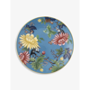 Wedgwood Wonderlust Sapphire Garden Bone China Plate 20cm In Blue