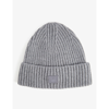 ACNE STUDIOS EMBROIDERED-FACE WOOL BEANIE HAT 8-10 YEARS