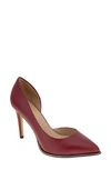 Bcbgeneration Harnoy Point Toe Pump In Red