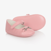 GUCCI BABY GIRLS PINK LEATHER SHOES