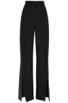 BURBERRY WOOL TROUSERS WITH SLIT