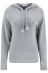 MAX MARA WOOL AND CASHMERE KNIT HOODIE