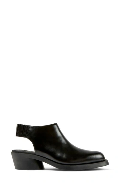 Camper Bonnie Open Heel Bootie In Black