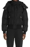 Alexander Mcqueen Black Mcqueen Graffiti Puffer Jacket In Black