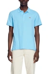 Sandro Double S Polo Shirt In Light Blue