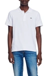 Sandro Double S Polo Shirt In White